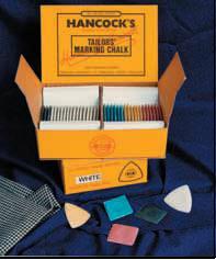 Creta croitorie alba HANCOCK`S 12 buc