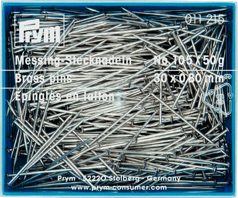 Bolduri din alama 105 , culoare argintie, 0,80 x 30 mm