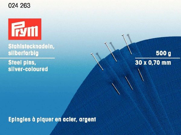 Bolduri otel 6 EF , culoare argintie, 0,70 x 30 mm, 500 g