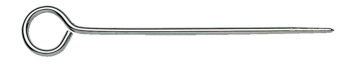 Bolduri covoare, culoare argintie, 1,60 x 67 mm, 100 buc