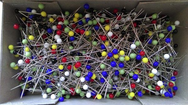 Ace gamalie, cap sticla, no.2/0, 0,80 x 48 mm, asortate, 300 g