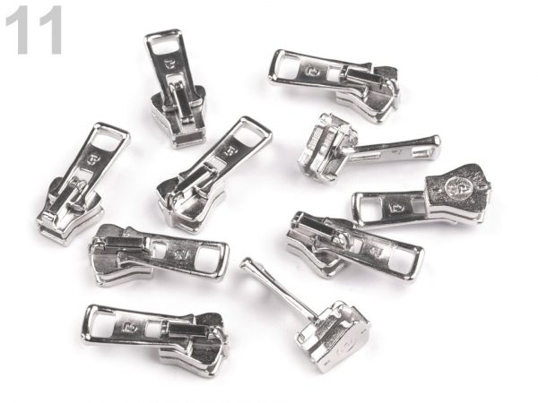 Cursor fermoar injectat ALFA, 5 mm ST090242