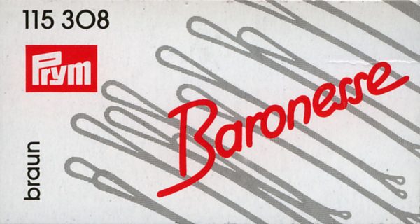 Agrafe par 6,5 cm, maro