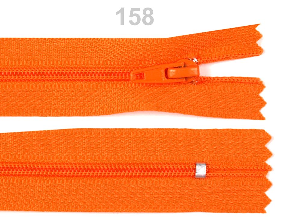 Fermoar spiralat nedetasabil, lungime 18 cm ST270224