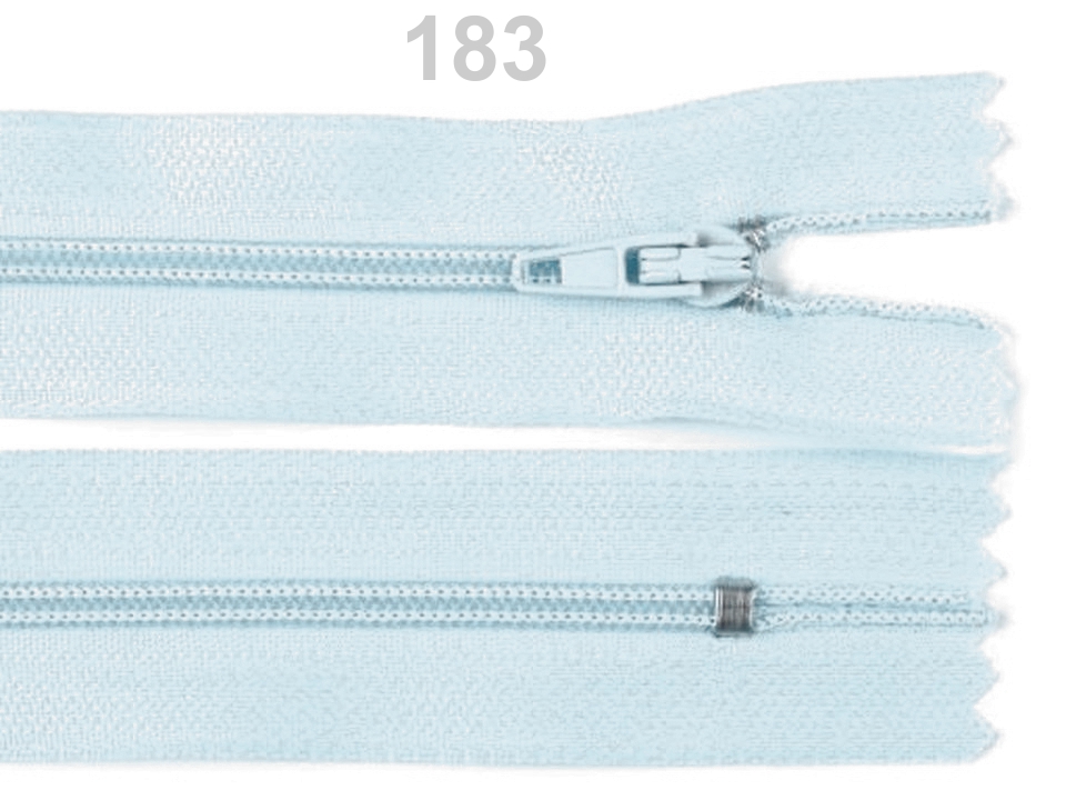 Fermoar spiralat nedetasabil, lungime 18 cm ST270224