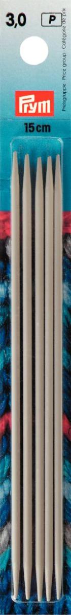 Andrele doua varfuri, gri perlat, dim 15 cm / 3,00 mm