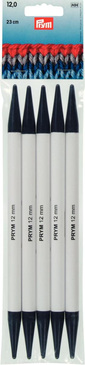 Andrele drepte cu doua varfuri, din plastic, gri, dim 23 cm / 12,00 mm