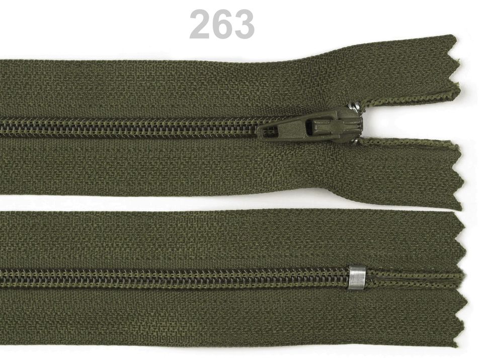 Fermoar spiralat nedetasabil, lungime 18 cm ST270224