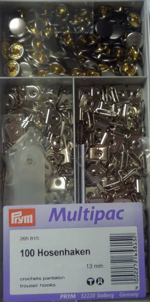 Set copci nituite 13 mm, suport fixare copci argintii / negru oxidat, 100 buc