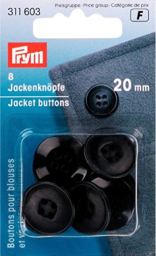 Nasturi pentru jacheta, albastru inchis, 20 mm