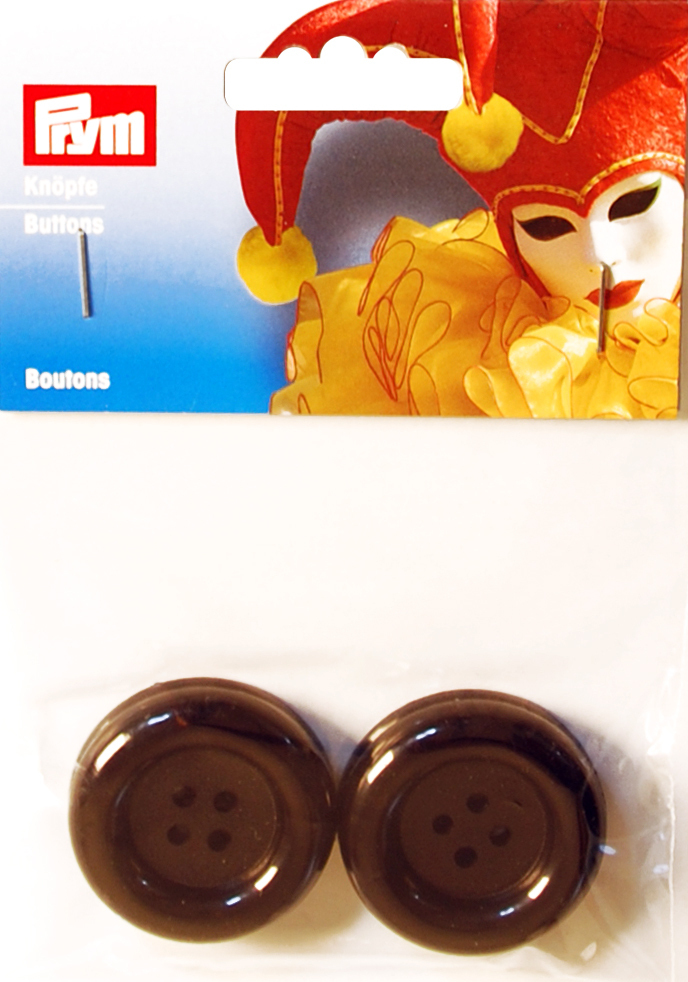 Nasturi plastic, 4 gauri, negri, 35 mm