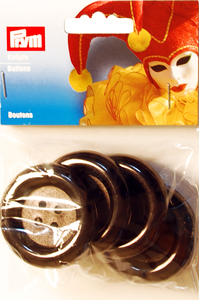 Nasturi plastic, 4 gauri,, negri, 50 mm