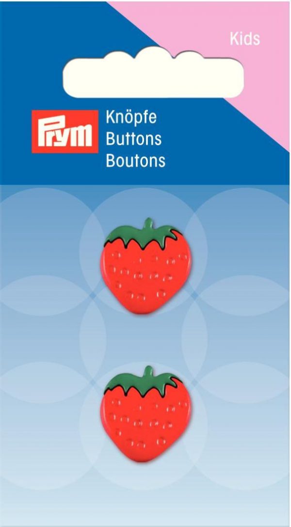 Nasturi plastic in forma de capsuna, 16 mm