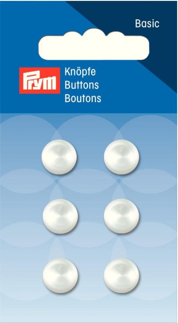 Nasture cu ocheti, emisfera, alb, 10 mm