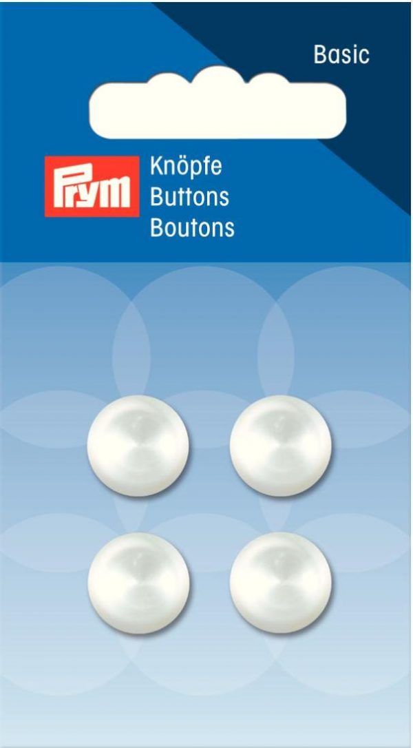 Nasture cu ocheti, emisfera, alb, 13 mm