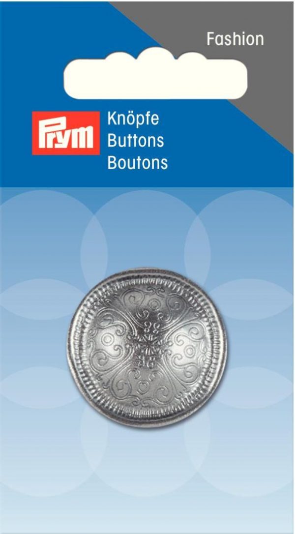 Nasture cu ocheti, emisfera, argintiu, 28 mm