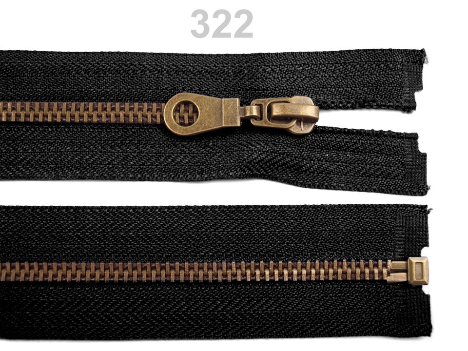 Fermoar din alama învechită, lungime 60 cm ST280216