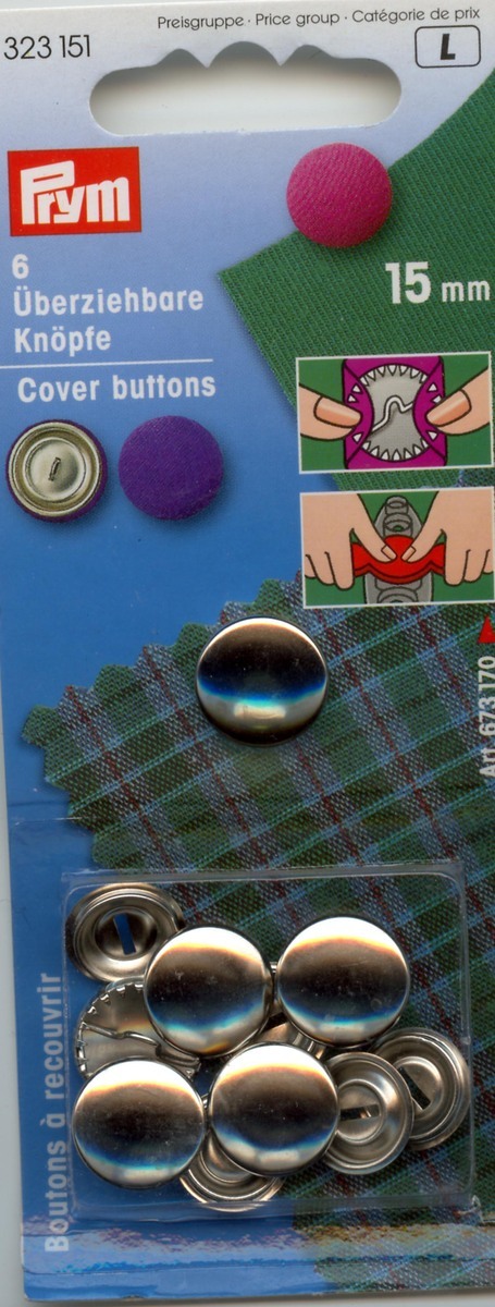 Componente nasturi imbracati – 15 mm