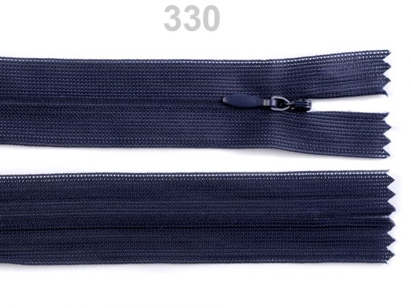 Fermoar ascuns nedetașabil, lungime 50 cm 270362