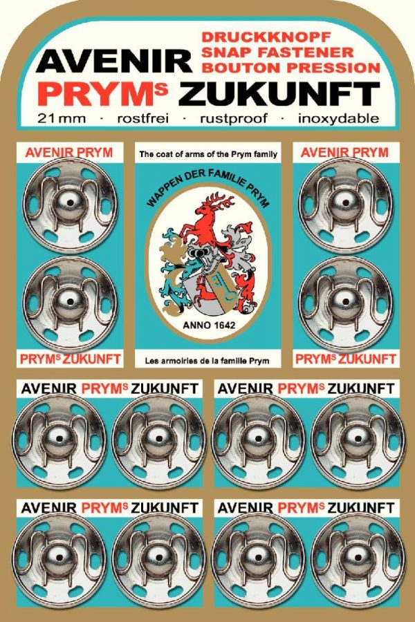 Capse de cusut, din alama, argintii, 21 mm