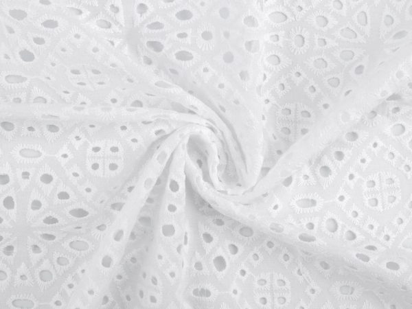 Dantela Madeira din bumbac cu broderie