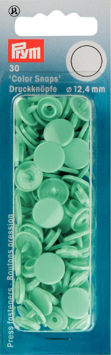 Capse plastic, menta, 12,4