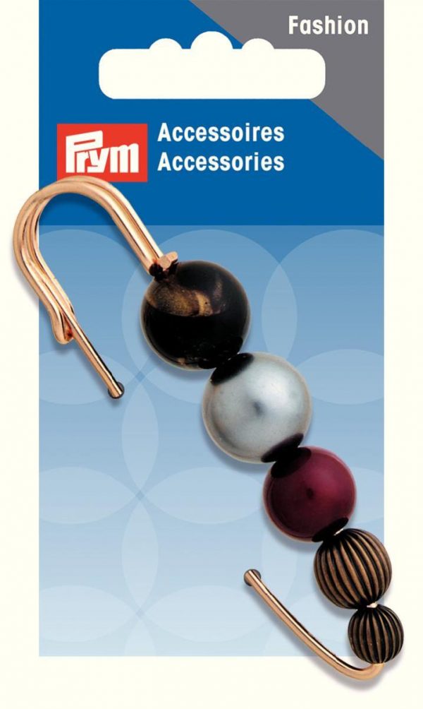 Perle de decor negre/argintii/rosii, 80 mm