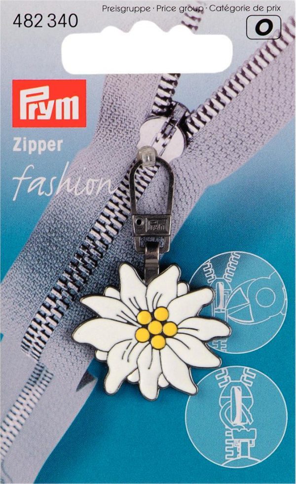 Cursor fermoar, floare de colt