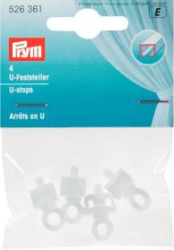 Opritori perdea sina U, albi