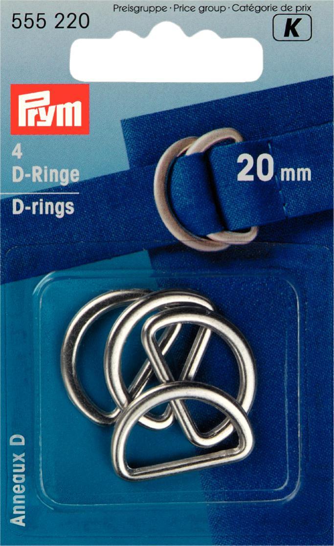 Inele D , argintii, 20 mm