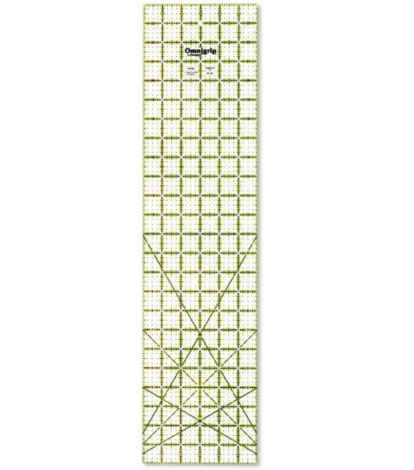 Rigla patchwork, non-slip , Omnigrip, 6 x 24 inch