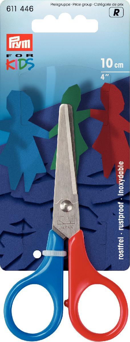 Foarfeca hobby pentru juniori, albastra/rosie,  4” 10 cm