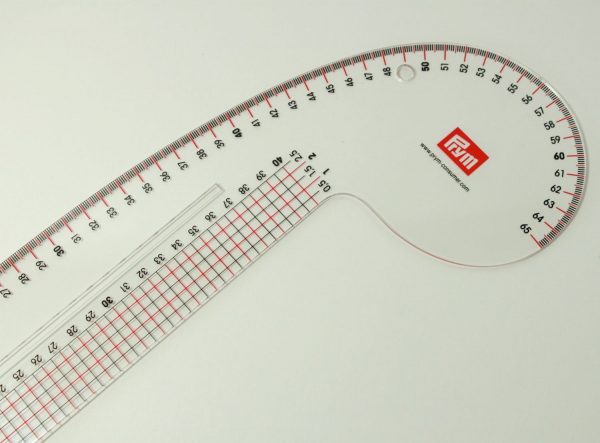 Rigla curbata marcare umeri, maneci etc