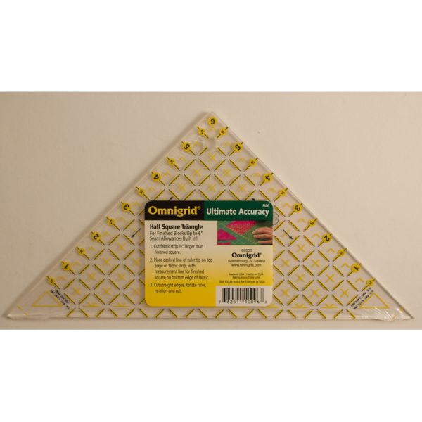 Triunghi patchwork Omnigrid patrate1/2  pana la 6 inch