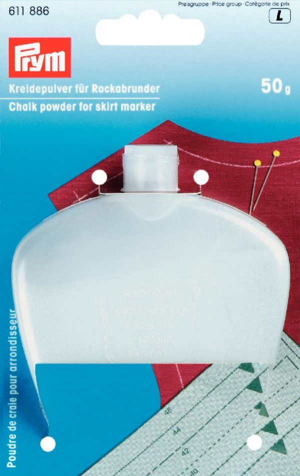 Rezerva creta pentru marker fusta, alba