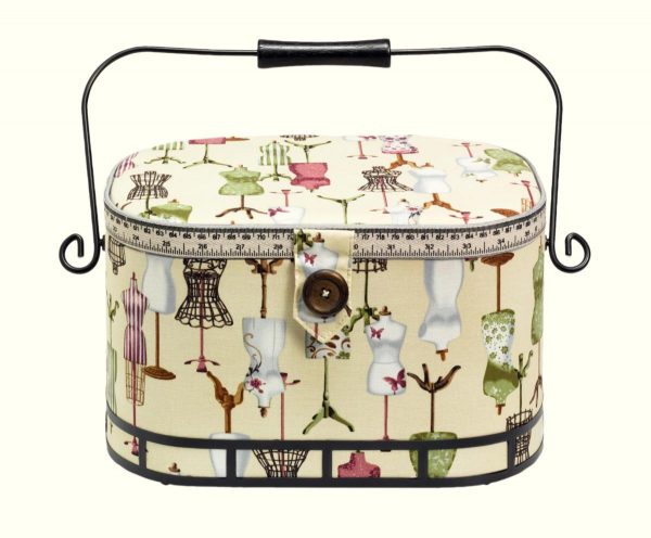 Cos de cusut in forma de rochie, L