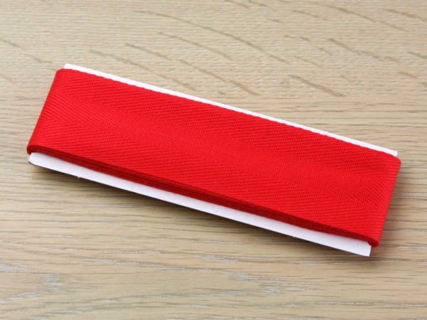 Banda de bumbac puternica, rosie, 20 mm