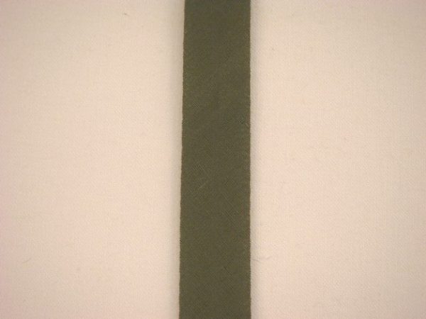 Banda bias din bumbac, army, 40/20 mm