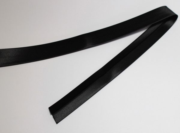 Banda bias Duchesse, neagra, 40/20 mm