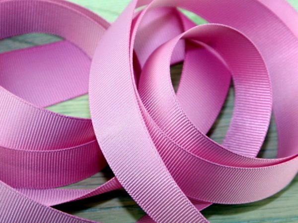 Banda decor striatii, old rose, 26 mm