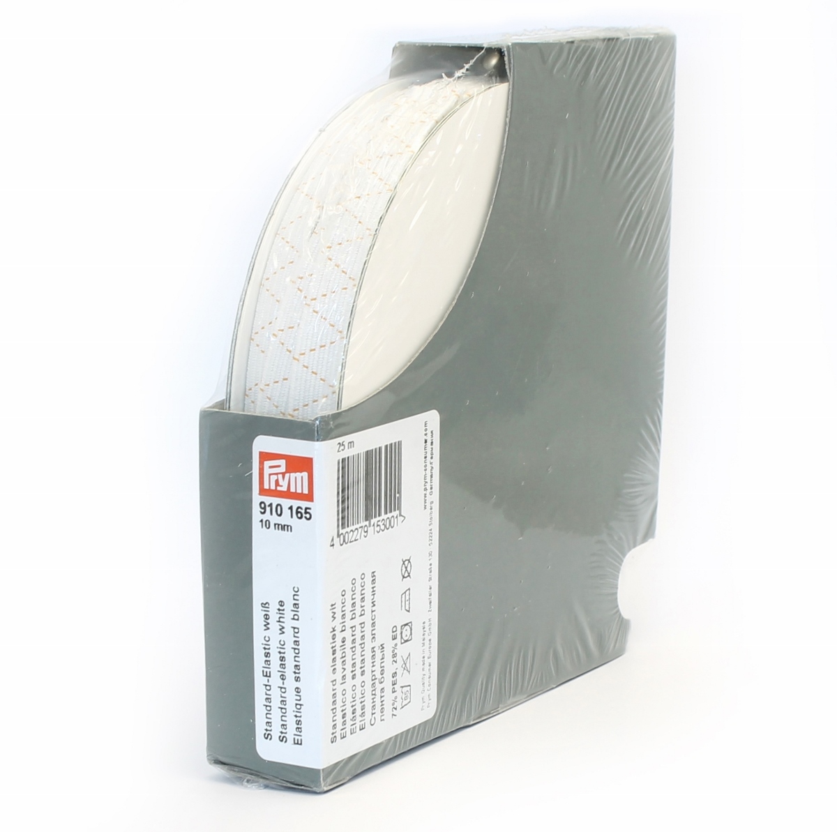 Elastic Standard, alb, 10 mm