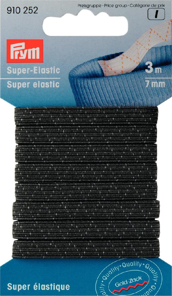 Super-Elastic, negru, 7 mm