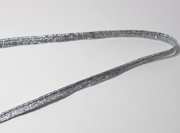 Passepoil, argintiu, 6 mm