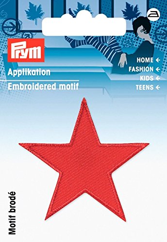 Petic termoadeziv stele, rosie