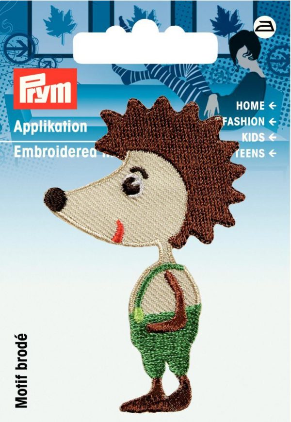 Petic termoadeziv Exclusiv, arici, bej/verde