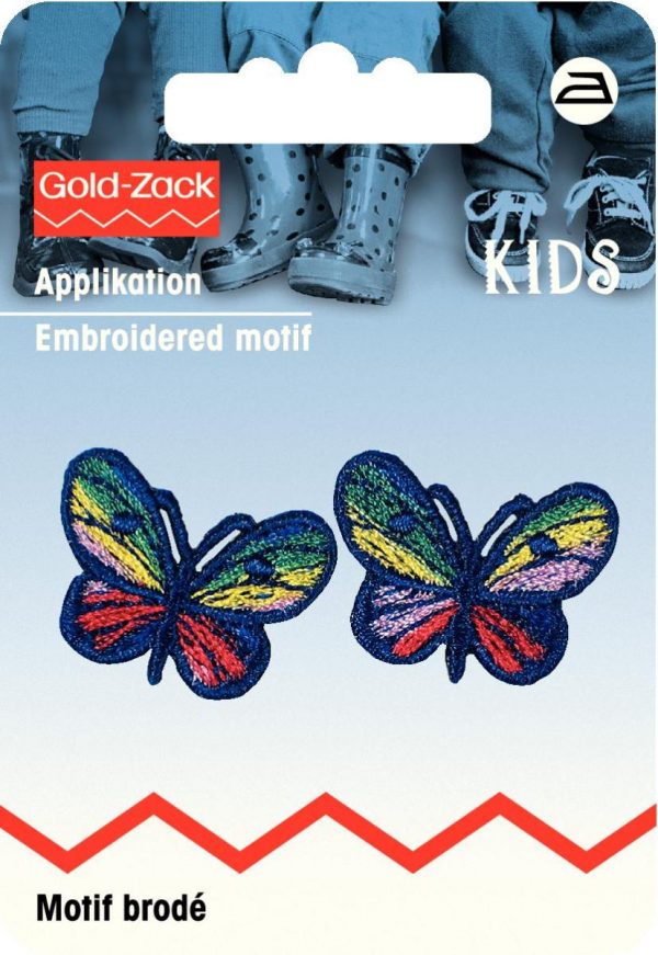 Petic termoadeziv fluturi, multicolora