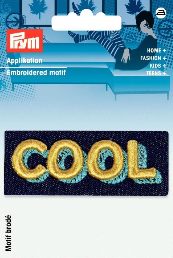 Petic termoadeziv Cool 3-D, neagra/aurie