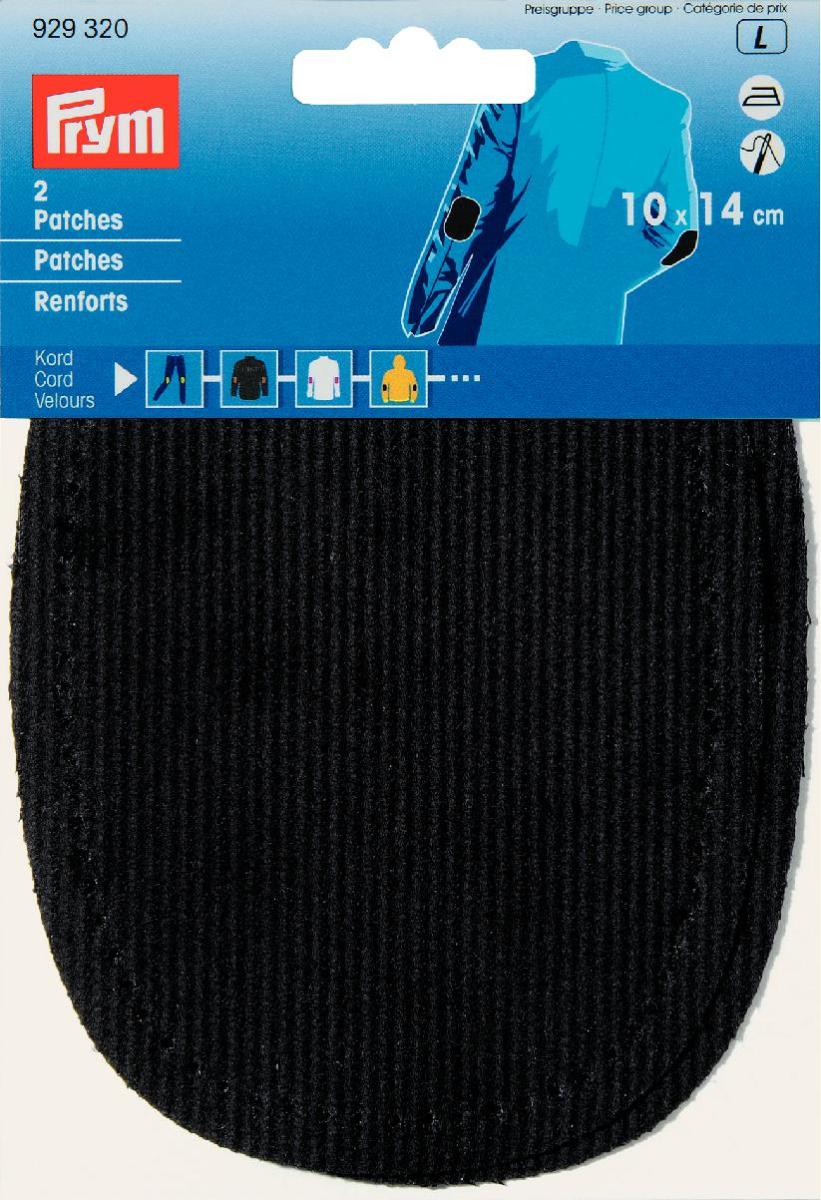 Petic / Cotiera termo-adeziva ornament - Velur negru