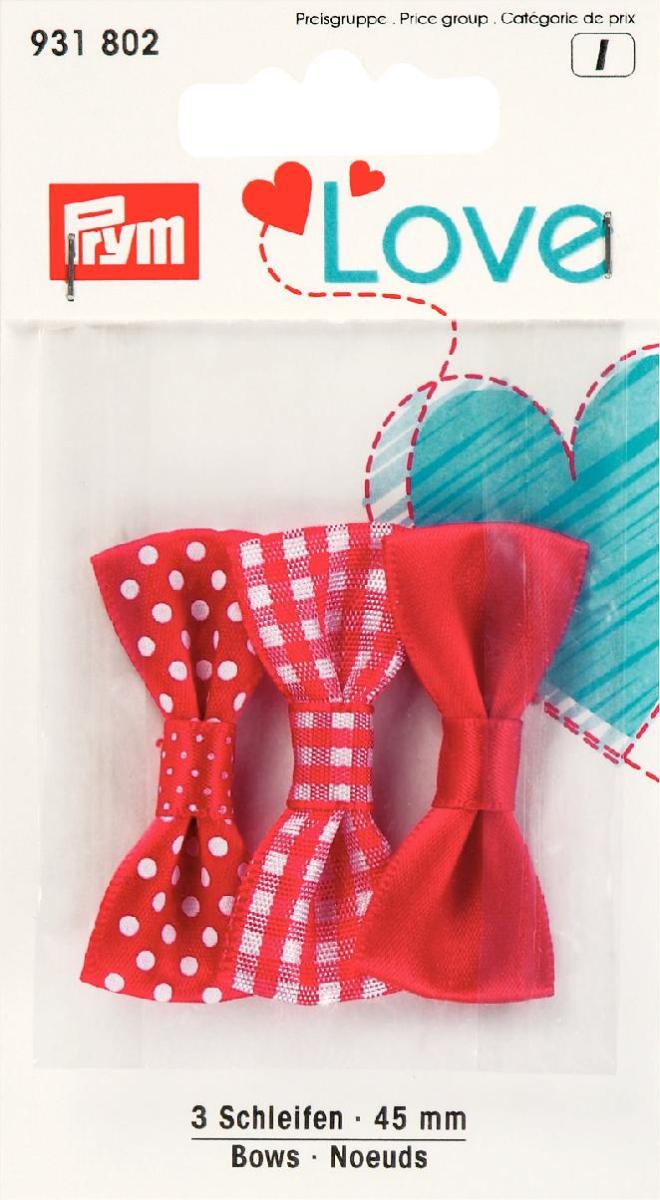 Set fundite Prym Love, rosii, 4,5 cm