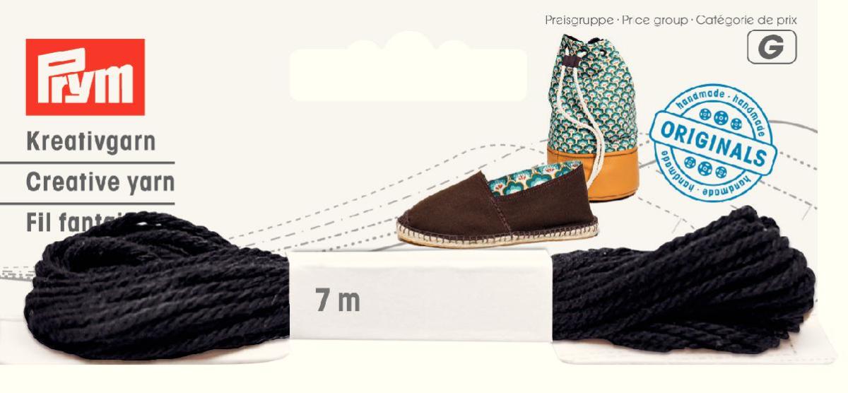 Fire cusut espadrile, negre (model nou)
